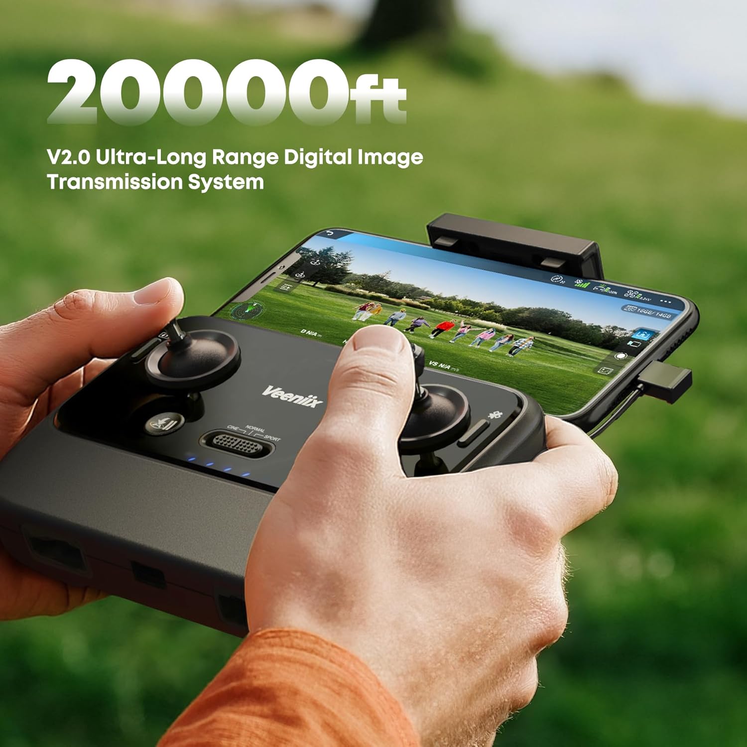 V11MINI 4K,Drones with Camera for Adults 4K Video 8K Photo,Under 249g,3-Axis Gimbal,20000ft FPV Transmission,Vertical Shooting,GPS with Beeper,for Adults,Beginner,Fly More Combo(96-Min Flight)
